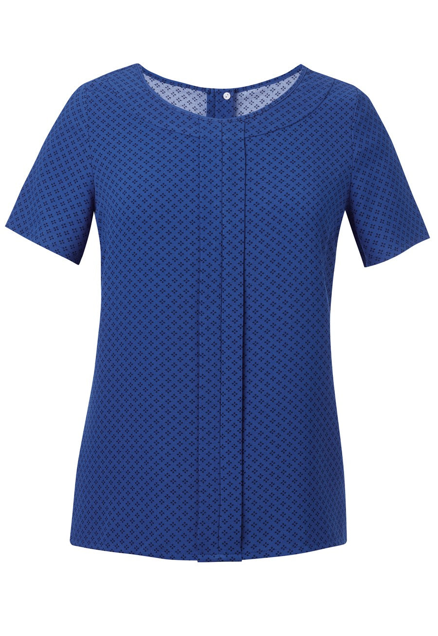 Verona Ladies S/S Crepe Blouse - 2280