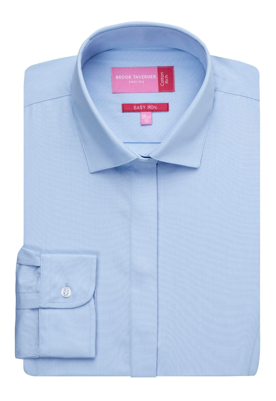 Parma Ladies Semi Fitted L/S Blouse - 2295