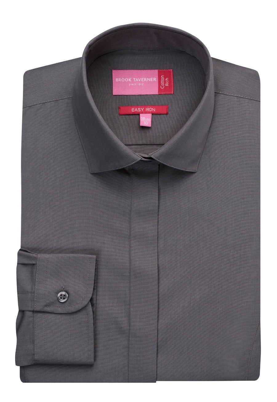 Parma Ladies Semi Fitted L/S Blouse - 2295