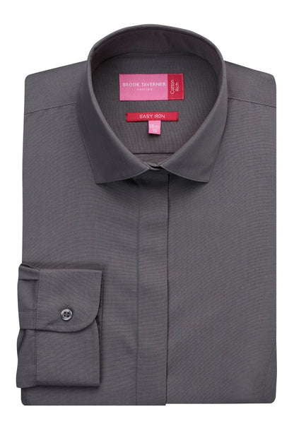 Parma Ladies Semi Fitted L/S Blouse - 2295