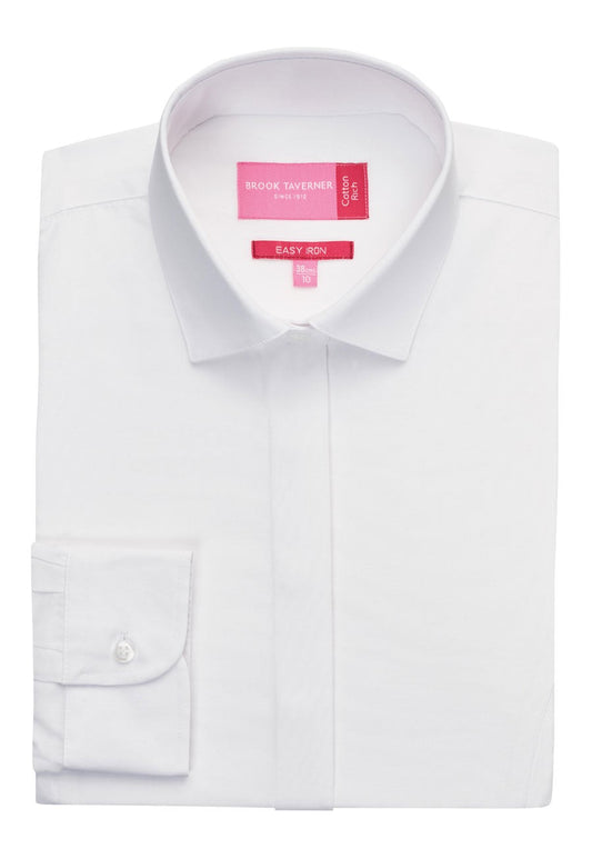 Parma Ladies Semi Fitted L/S Blouse - 2295