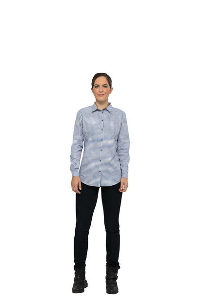 Ladies Long Sleeve Gingham Shirt SHC05W
