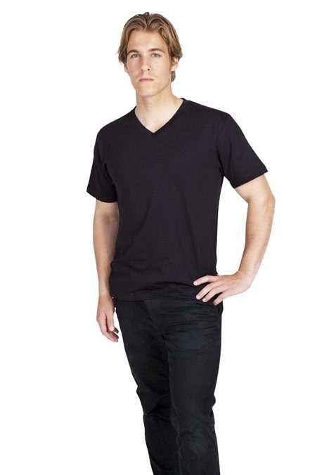Mens V-Neck T-Shirt T902TV