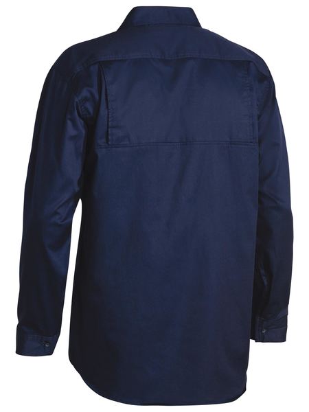 Cool Lightweight Long Sleeve Drill Shirt - BS6893
