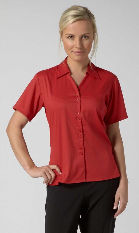 Freya Double Button Blouse Short Sleeve