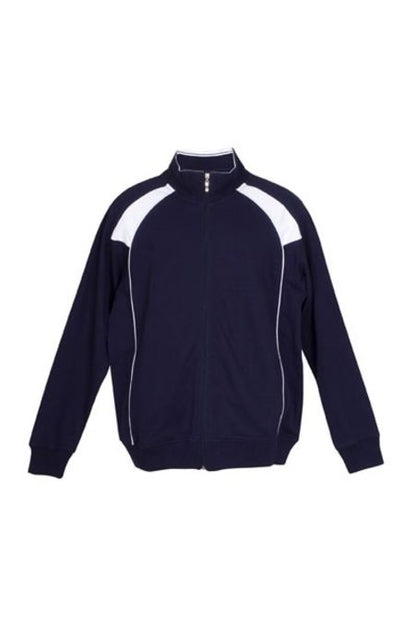 Mens Fleece Jacket with Piping and Panel F400HZ