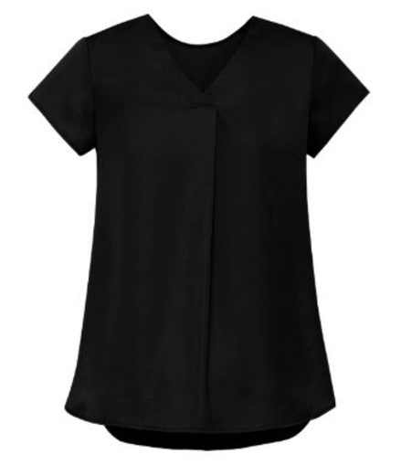 Ladies Kayla V-Neck Peak Blouse RB967LS