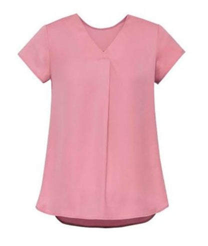 Ladies Kayla V-Neck Peak Blouse RB967LS