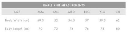 Simple Knit Crew Neck Jumper 5030