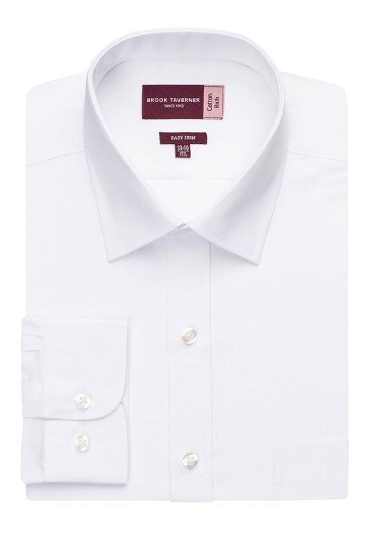 Rapino Men's Classic Fit Single Cuff L/S Shirt - 7539
