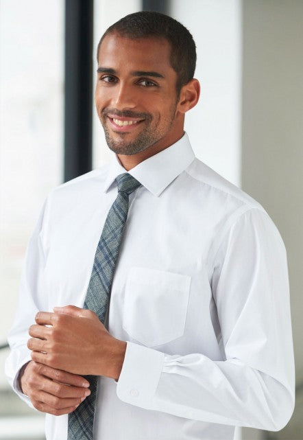 Cheadle Men's Classic Fit Single Cuff L/S Shirt - 7641