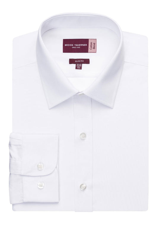 Pisa Men's Slim Fit Single Cuff L/S Shirt - 7721