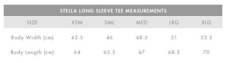 Ladies Stella Long Sleeve Tee 4017