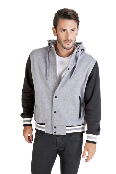 Mens Varsity Jacket & Hood - F907HB