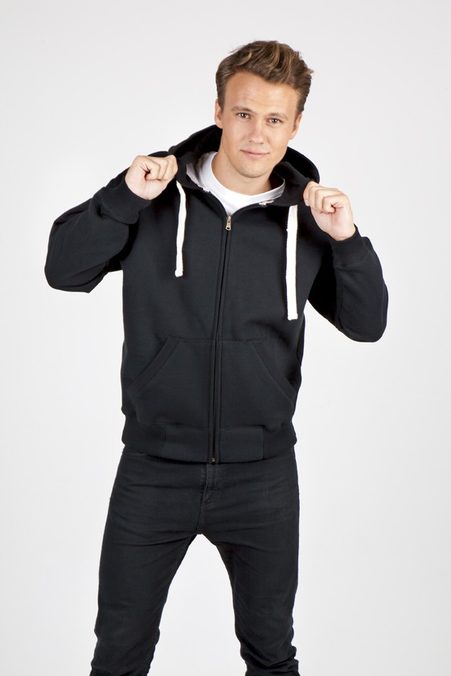 Mens Heavy Zip Hoodie F909HZ