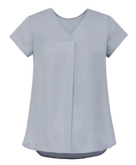 Ladies Kayla V-Neck Peak Blouse RB967LS