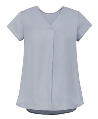 Ladies Kayla V-Neck Peak Blouse RB967LS