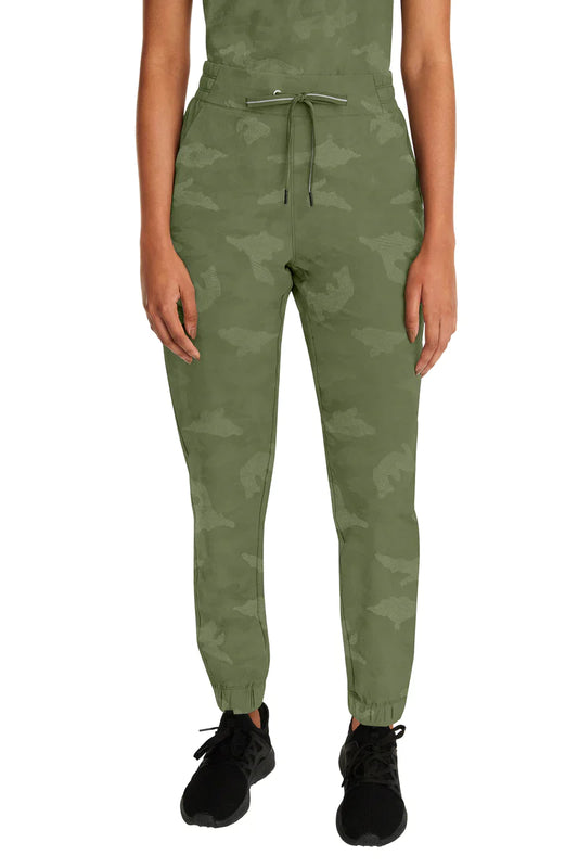 Ladies Tate Camo Jogger Scrub Pant - 9350