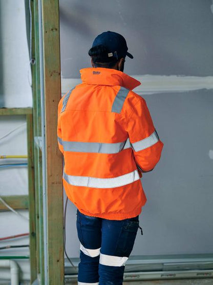 Taped Hi Vis Wet Weather Bomber Jacket - BJ6770T