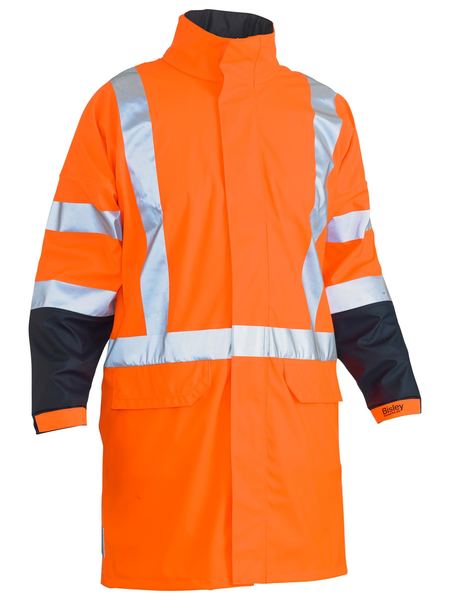 X Taped Hi Vis Ttmc Stretch Pu Rain Coat - BJ6955XT