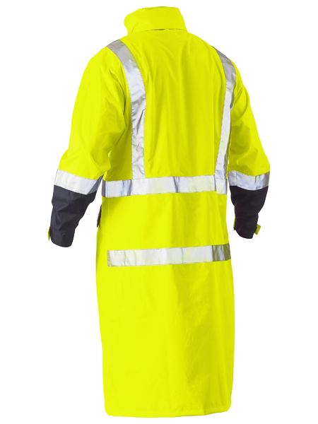 Taped Hi Vis Long Rain Coat - BJ6961T