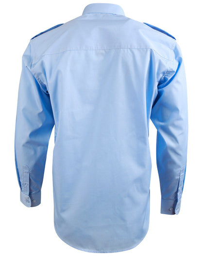 Unisex Epaulette Long Sleeve Shirt - BS06L