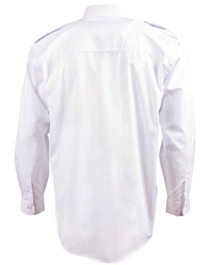 Unisex Epaulette Long Sleeve Shirt - BS06L