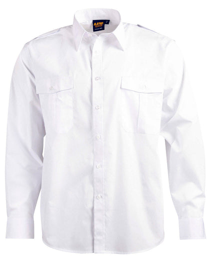 Unisex Epaulette Long Sleeve Shirt - BS06L