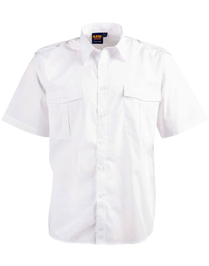 Unisex Epaulette Short Sleeve Shirt - BS06S