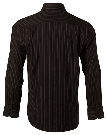 Men's Long Sleeve Pin Stripe Shirt - BS17