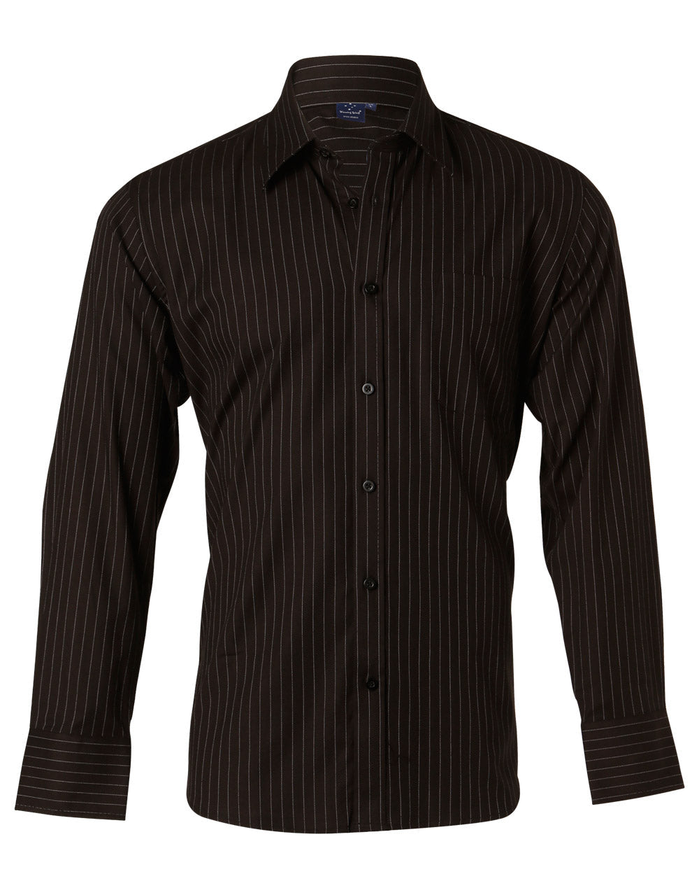 Men's Long Sleeve Pin Stripe Shirt - BS17