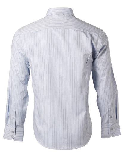 Men's Long Sleeve Pin Stripe Shirt - BS17