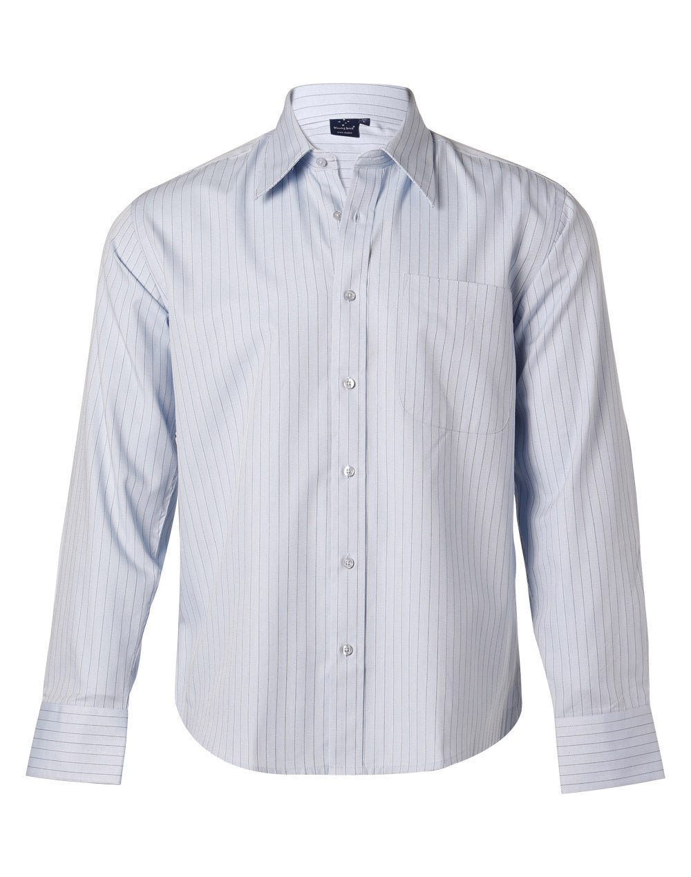 Men's Long Sleeve Pin Stripe Shirt - BS17