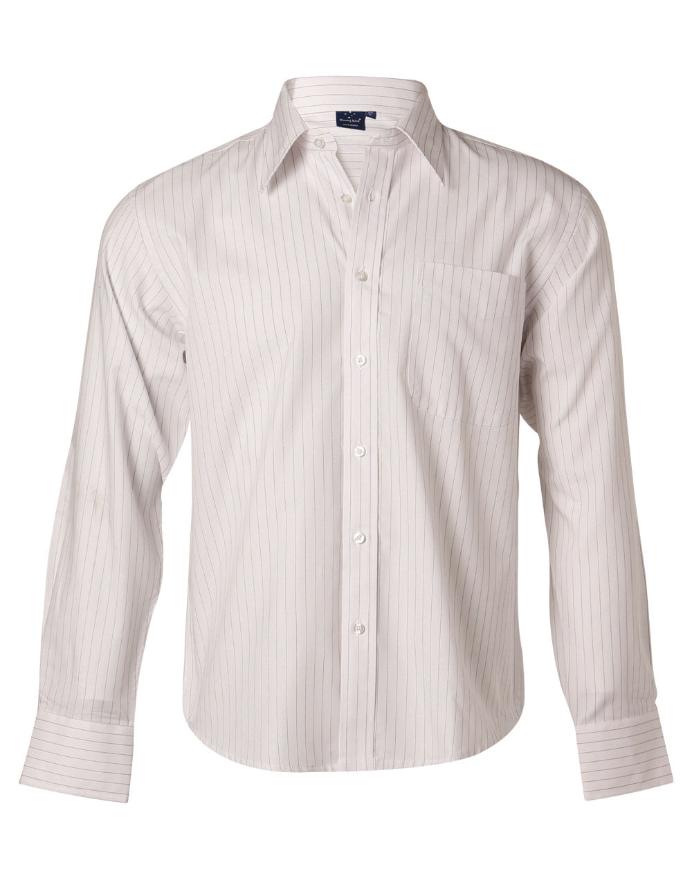 Men's Long Sleeve Pin Stripe Shirt - BS17