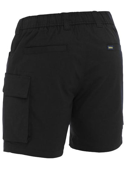 Stretch Cotton Elastic Waist Cargo Short - BSHC1018