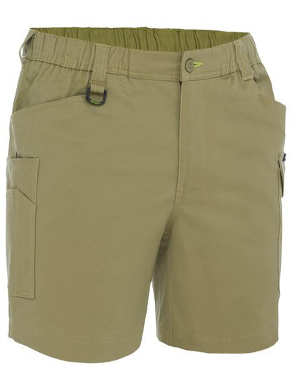 Stretch Cotton Elastic Waist Cargo Short - BSHC1018