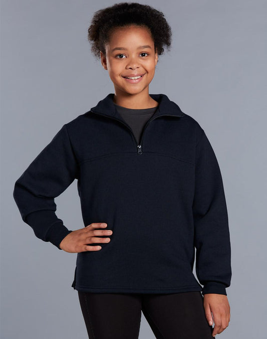 Kids 1/2 Zip Fleecy Sweat - FL02K