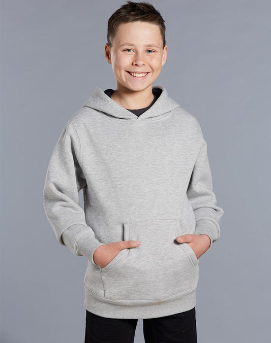 Kids Close Front Fleecy Hoodie - FL09K