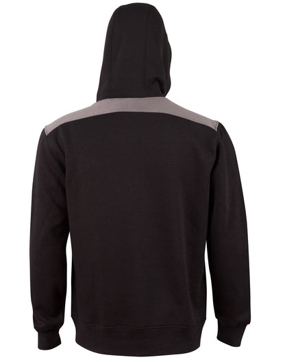 Kids Close Front Contrast Hoodie - FL19K