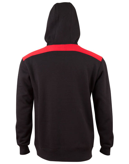 Kids Close Front Contrast Hoodie - FL19K