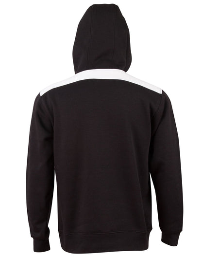 Kids Close Front Contrast Hoodie - FL19K