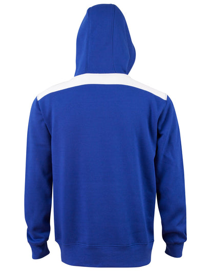 Kids Close Front Contrast Hoodie - FL19K