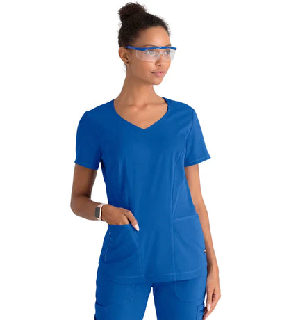 Ladies Carly Scrub Top - GRST124