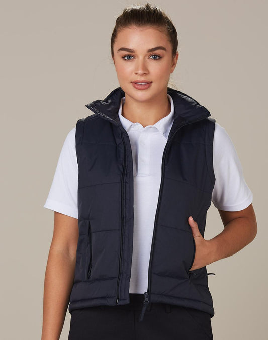 Ladies Nylon Rip-Stop Padded Vest - JK30