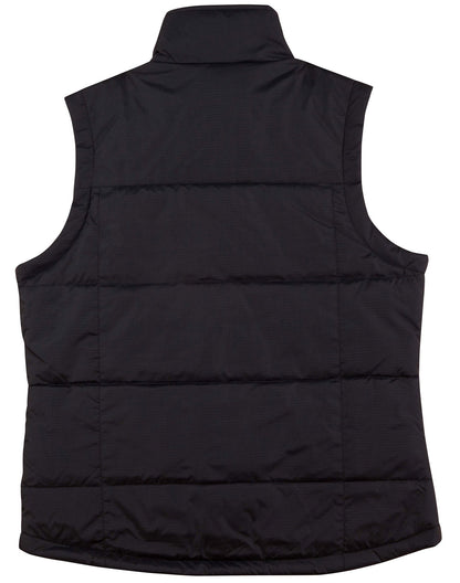 Ladies Nylon Rip-Stop Padded Vest - JK30