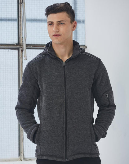 Men's Heather Bonded Coral Fleece Jacket - JK41