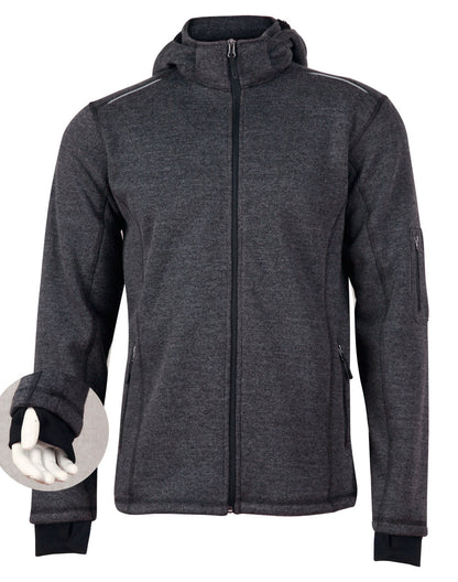 Men's Heather Bonded Coral Fleece Jacket - JK41