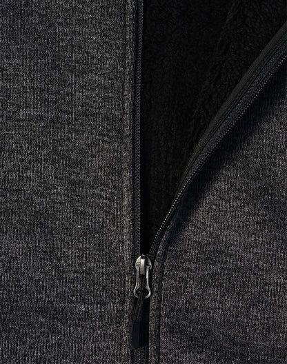 Men's Heather Bonded Coral Fleece Jacket - JK41