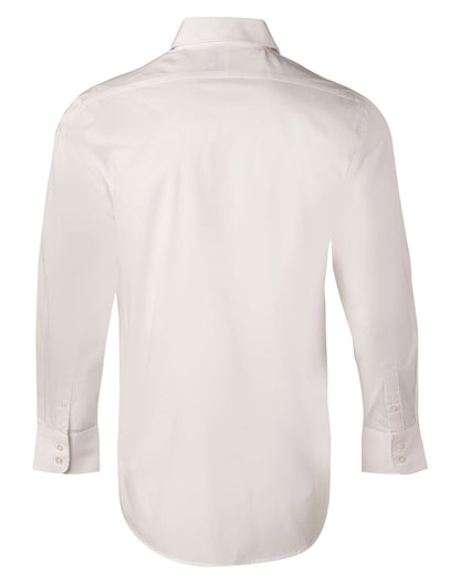 Mens Cotton/Poly Stretch Long Sleeve Shirt - M7020L
