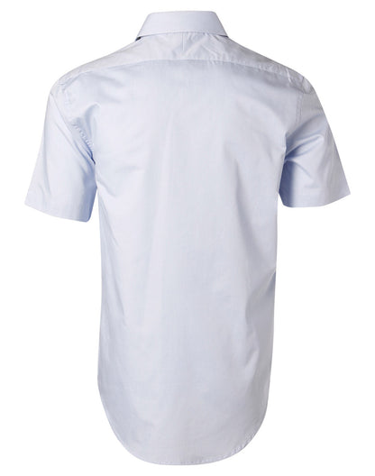 Mens Fine Twill Short Sleeve Shirt - M7030S